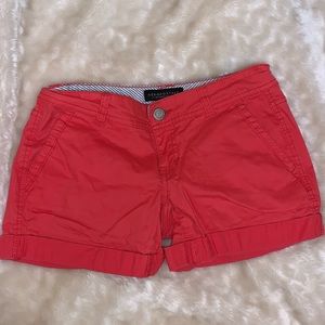 bright pink shorts!